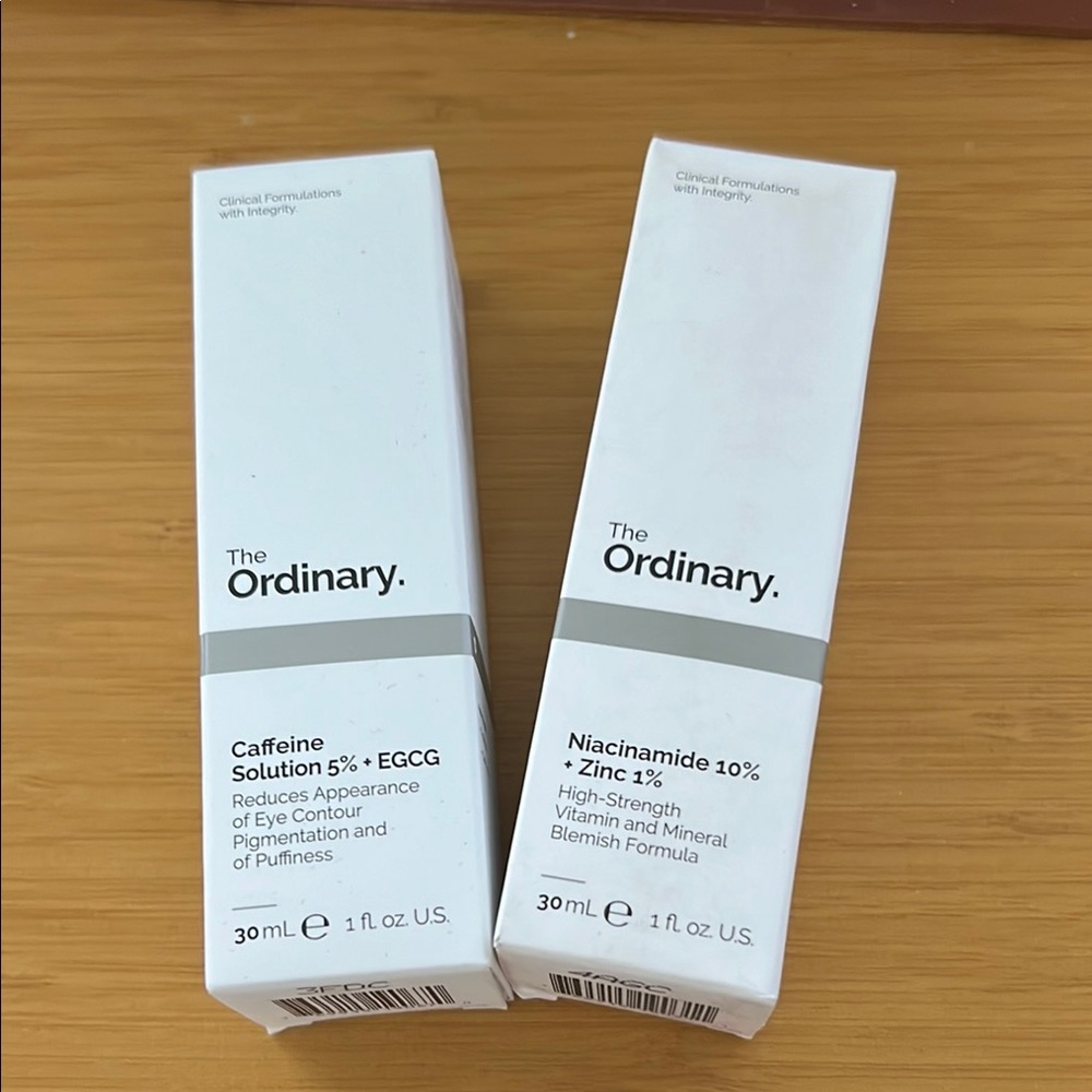 The Ordinary Caffeine and Niacinamide Skincare